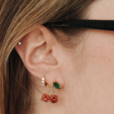 Wild Cherry earrings