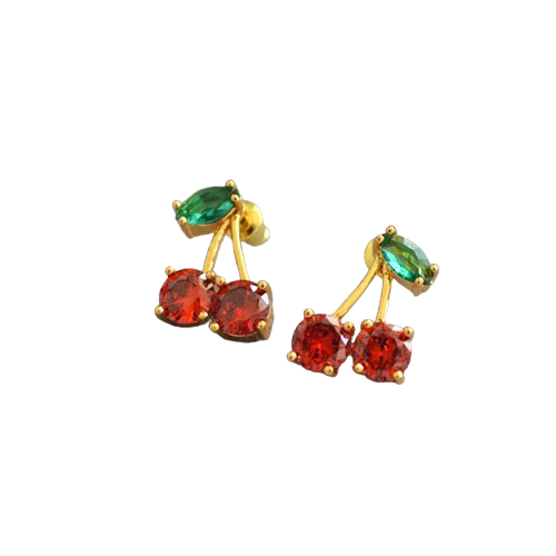 Wild Cherry earrings