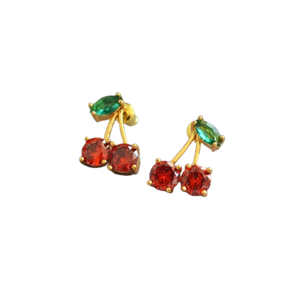 Wild Cherry earrings